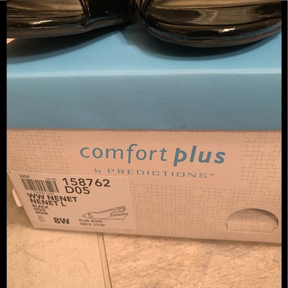 comfort plus by Predictions Nenet Black Patent Leather Wedge - Picture 3 of 12